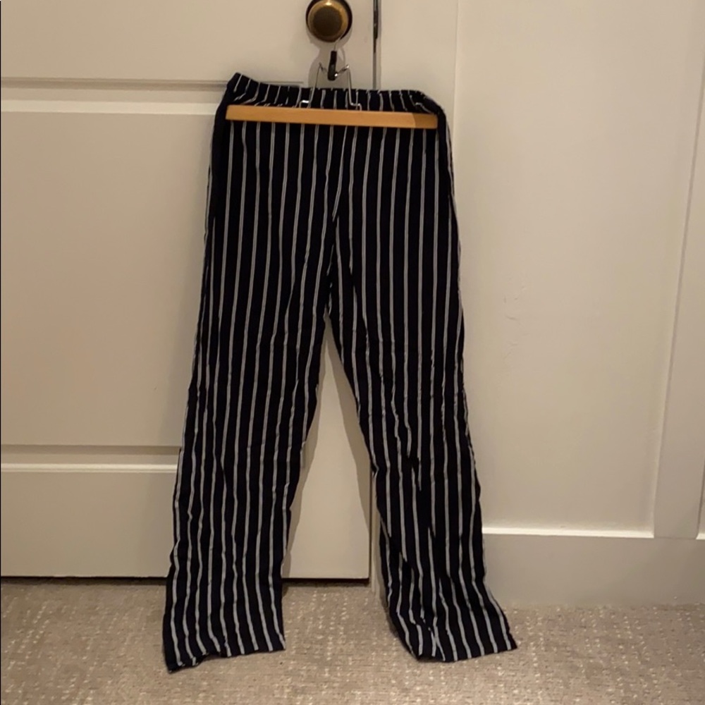 Blue striped Brandy Melville pants